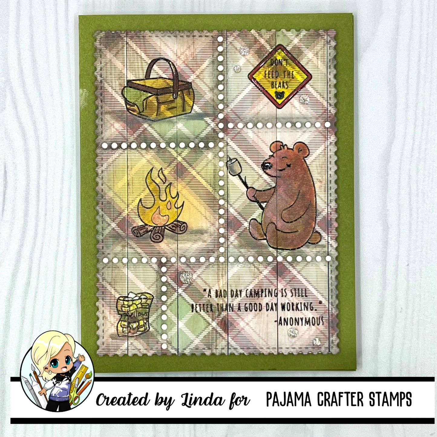 Stamps- Happy Camper - PCS-064