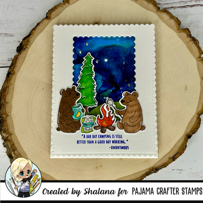 Stamps- Happy Camper - PCS-064