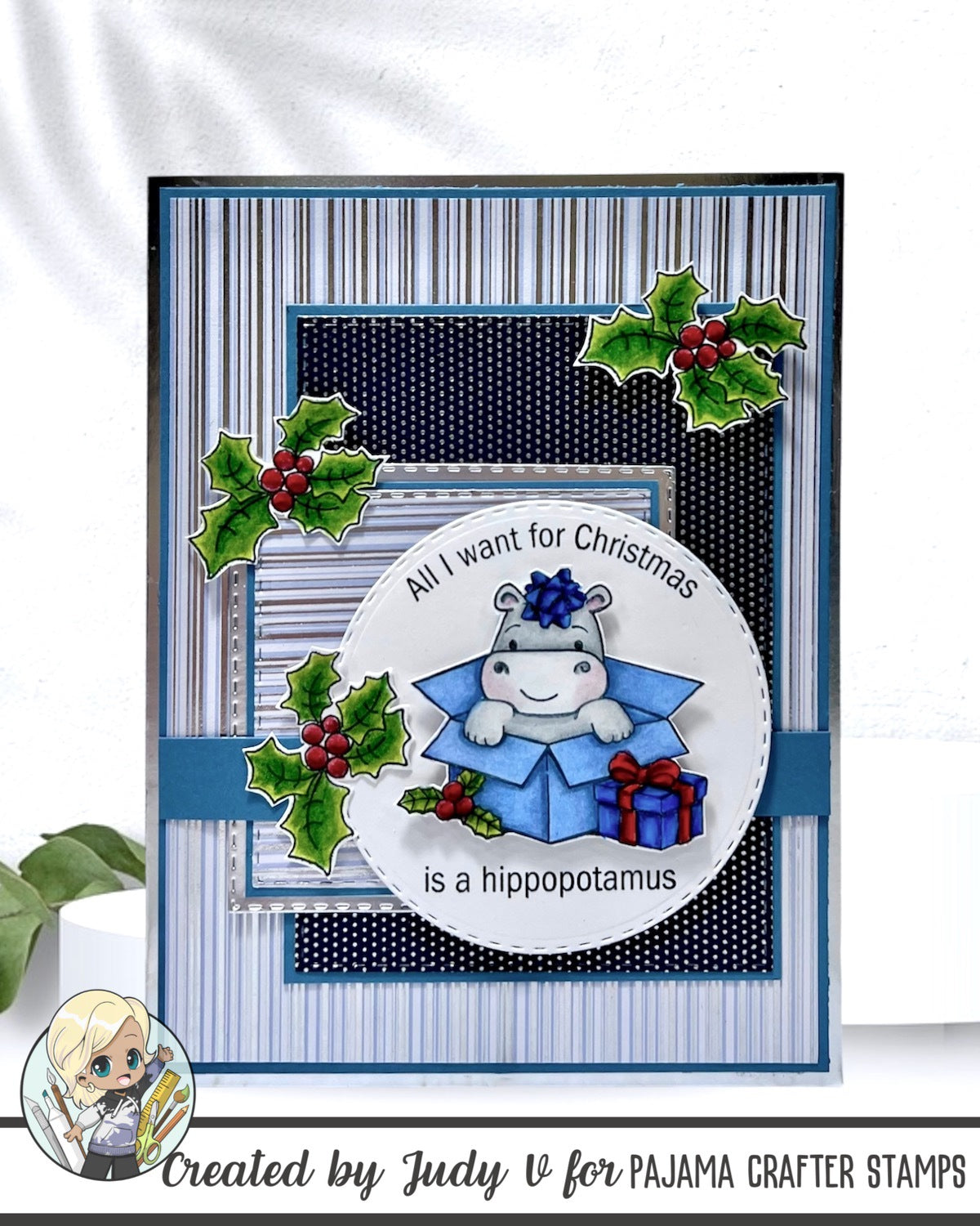 Hippo Ho Ho Stamps