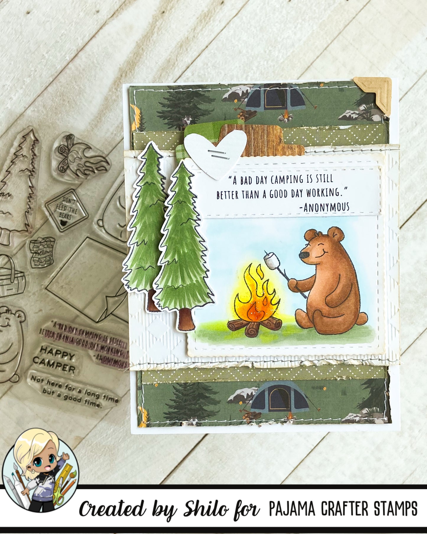 Happy Camper Stamps