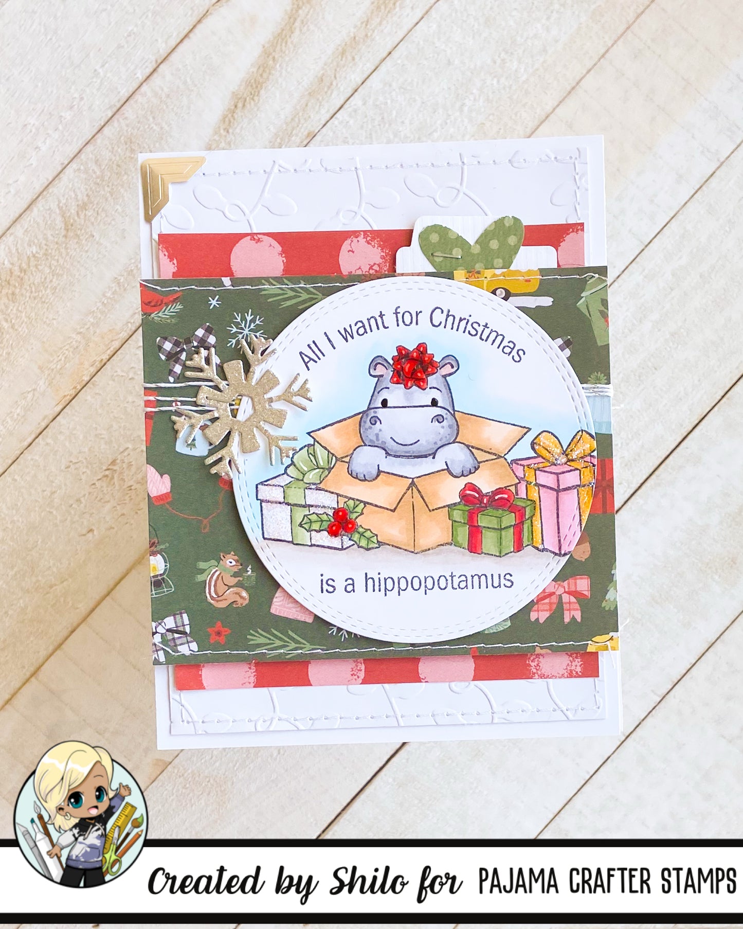 Hippo Ho Ho Stamps