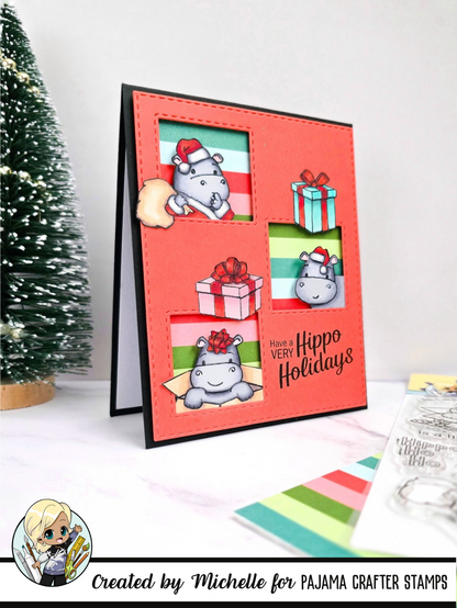 Hippo Ho Ho Stamps
