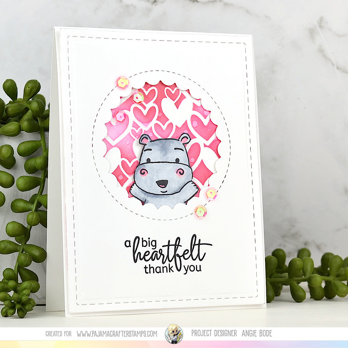 In My Heart of Hearts Stencil