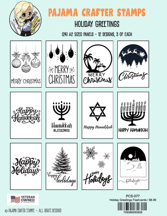 Holiday Greetings Flashcards