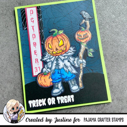 Bundle - The Pumpkin Head Stamp/Die - PCS-DB090