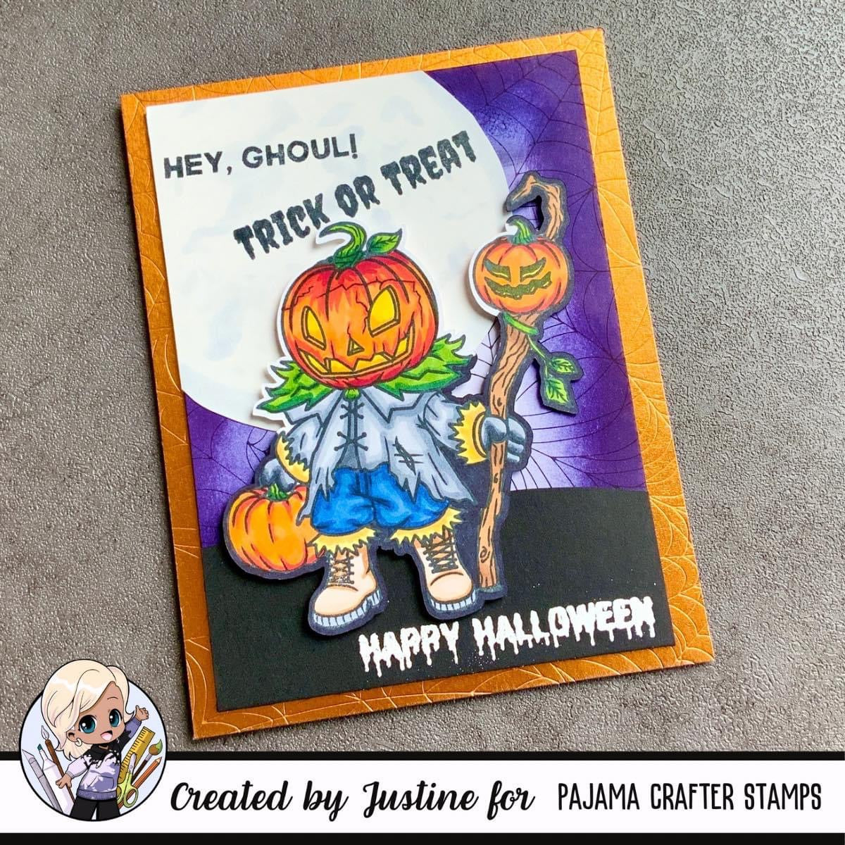 Bundle - The Pumpkin Head Stamp/Die - PCS-DB090