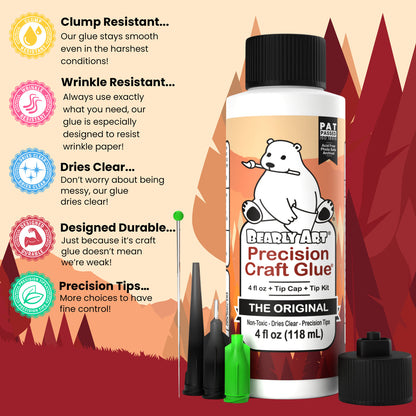 Bearly Art THE ORIGINAL Precision Art Glue