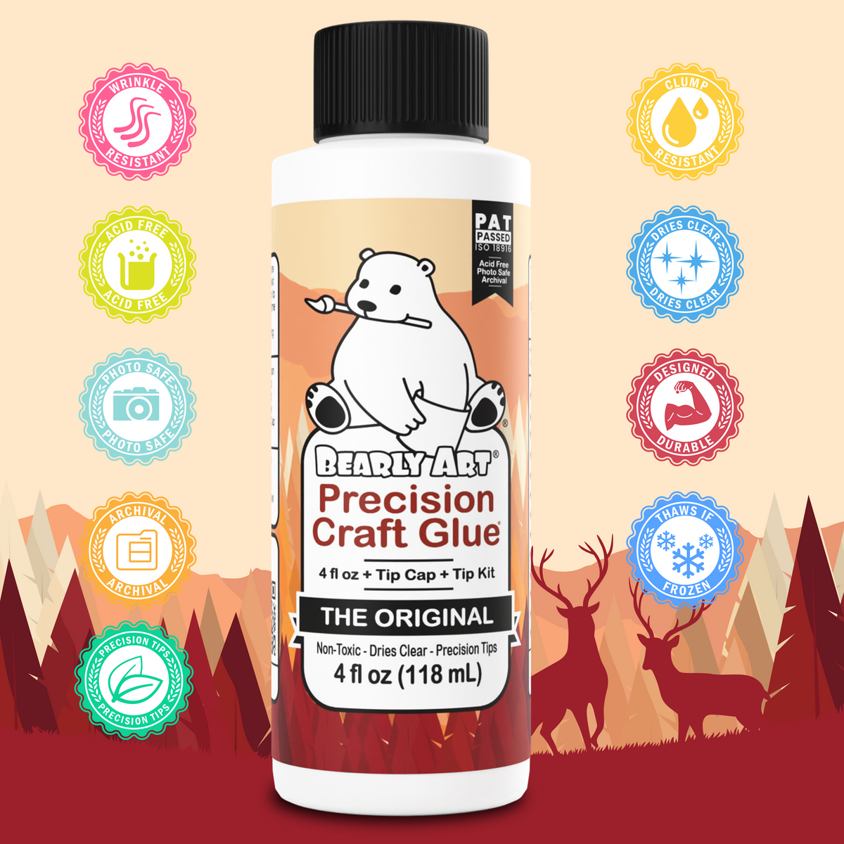 Bearly Art THE ORIGINAL Precision Art Glue