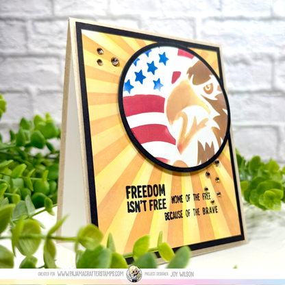 Freedom Soars Stencil