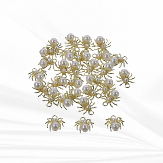 Gilded Crawler Charms -6 pk