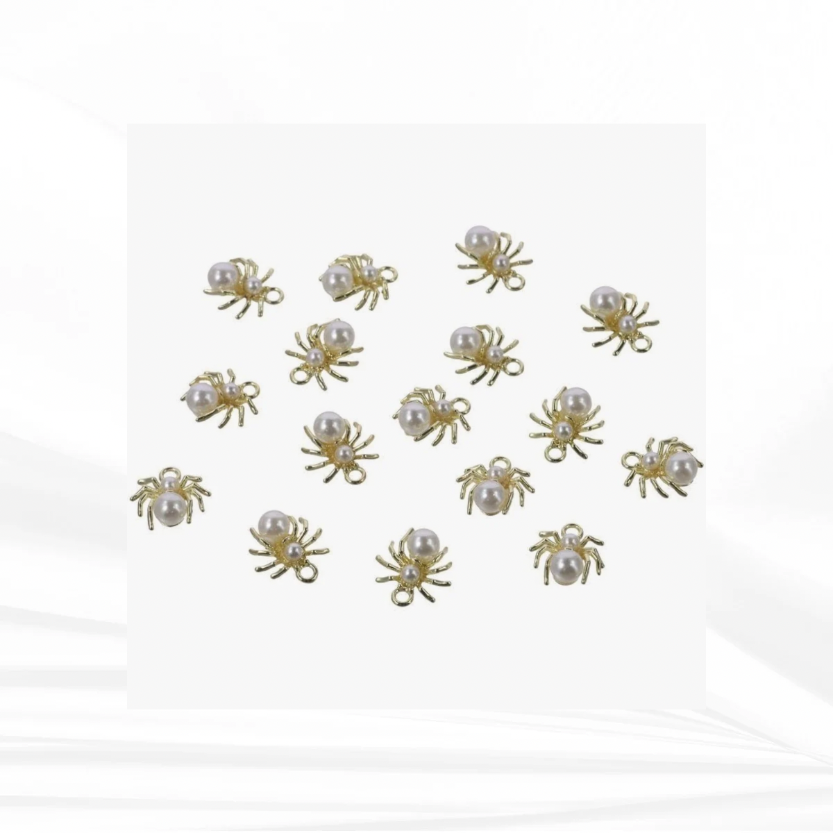 Gilded Crawler Charms -6 pk