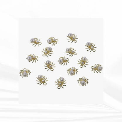 Gilded Crawler Charms -6 pk
