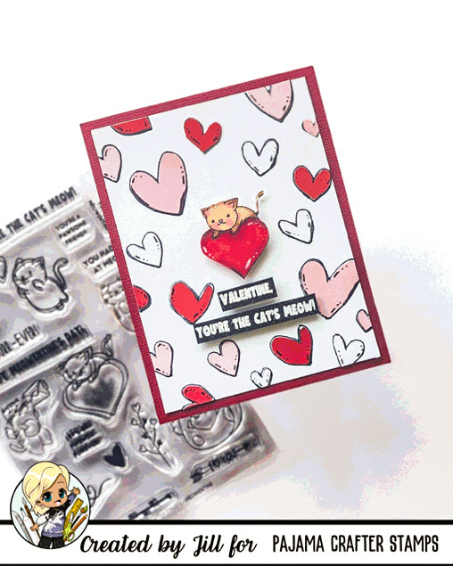 Meowentine Stamps