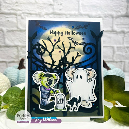 Trick or Treat Koala Goblins Stamp and Die Bundle