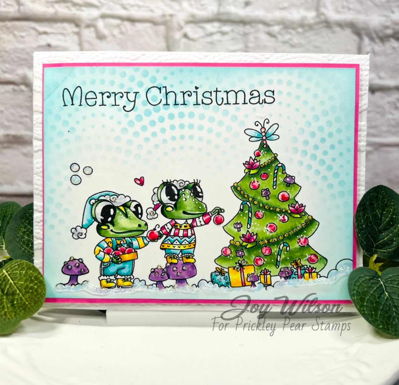 Christmas with Spinach & Ramona Stamps