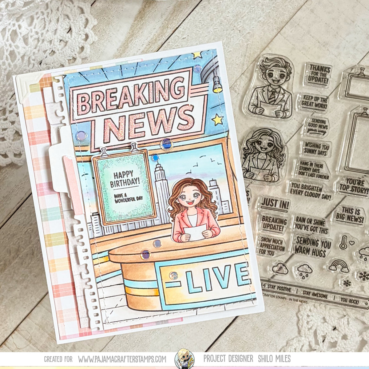 In The News Stamps