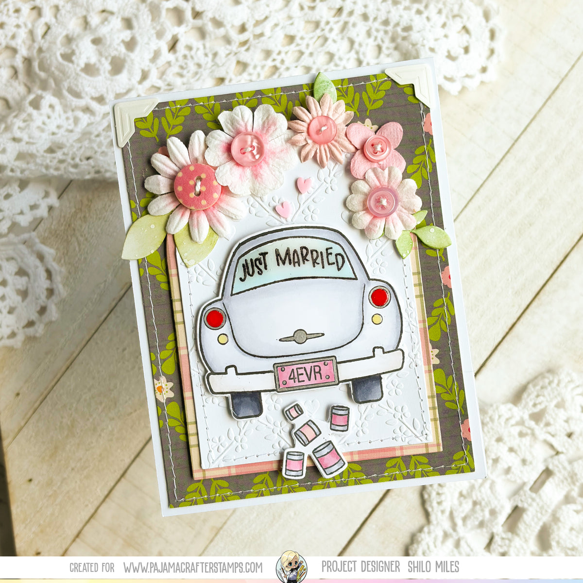 Just Married Stamps