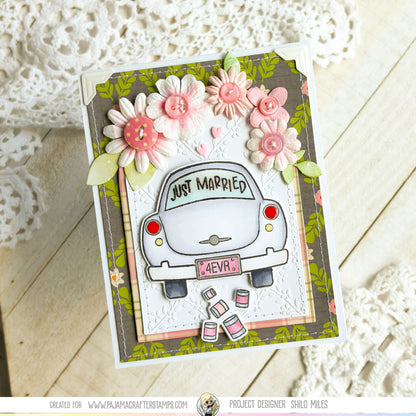 Just Married Stamps