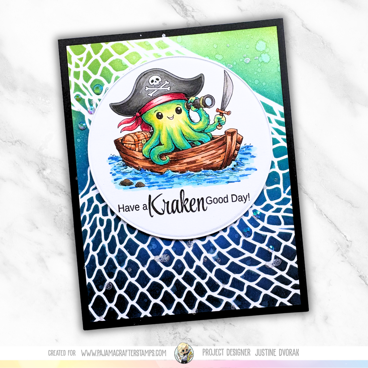 Kraken Good Day Stamps
