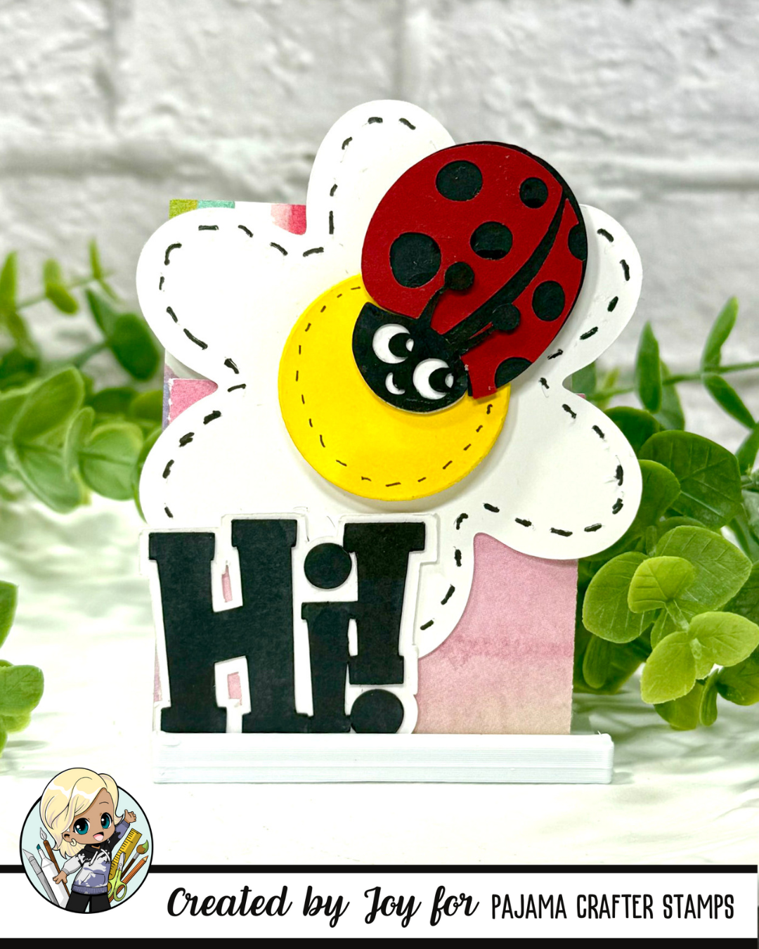 Lady Bug Gift Card Holder Die