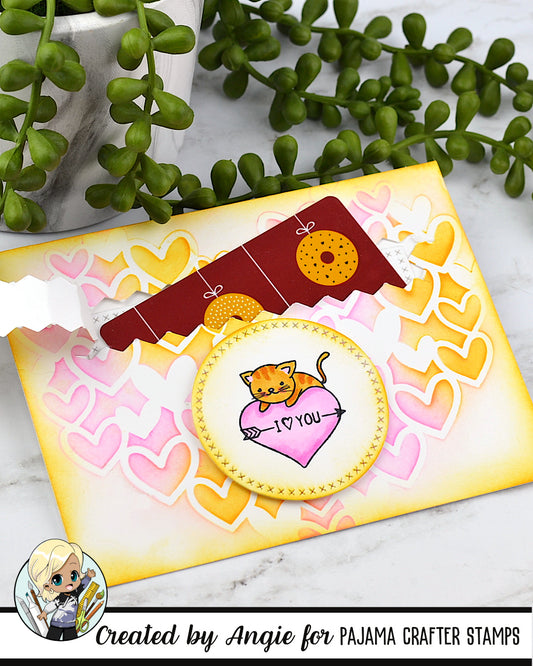 In My Heart of Hearts Stencil