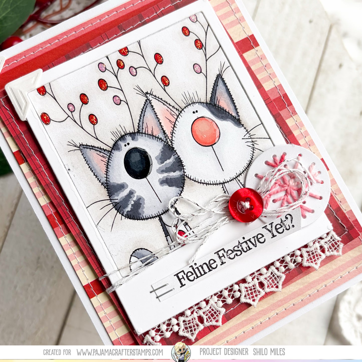 Merry Meowmas Stamps