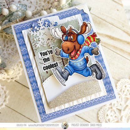 Moose On The Loose Stamps