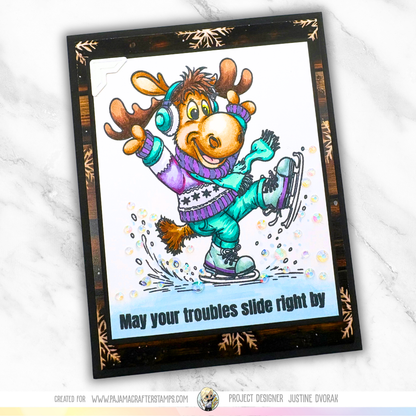 Moose On The Loose Stamps