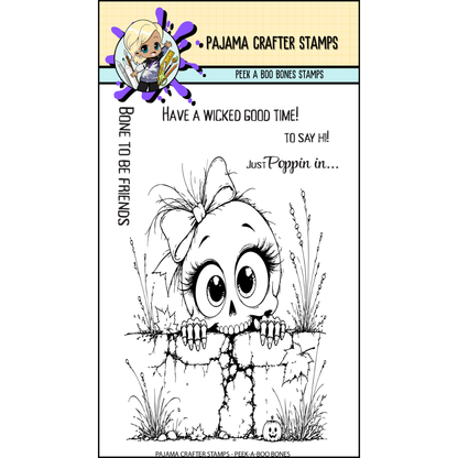 Peek A Boo Bones Stamps