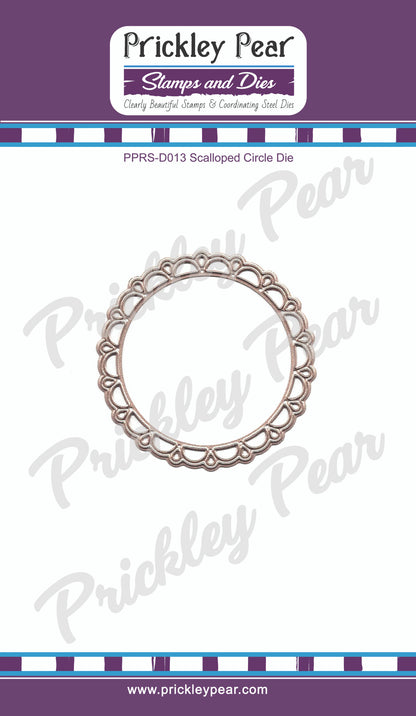 Die - Scalloped Circle - PPRS-D013