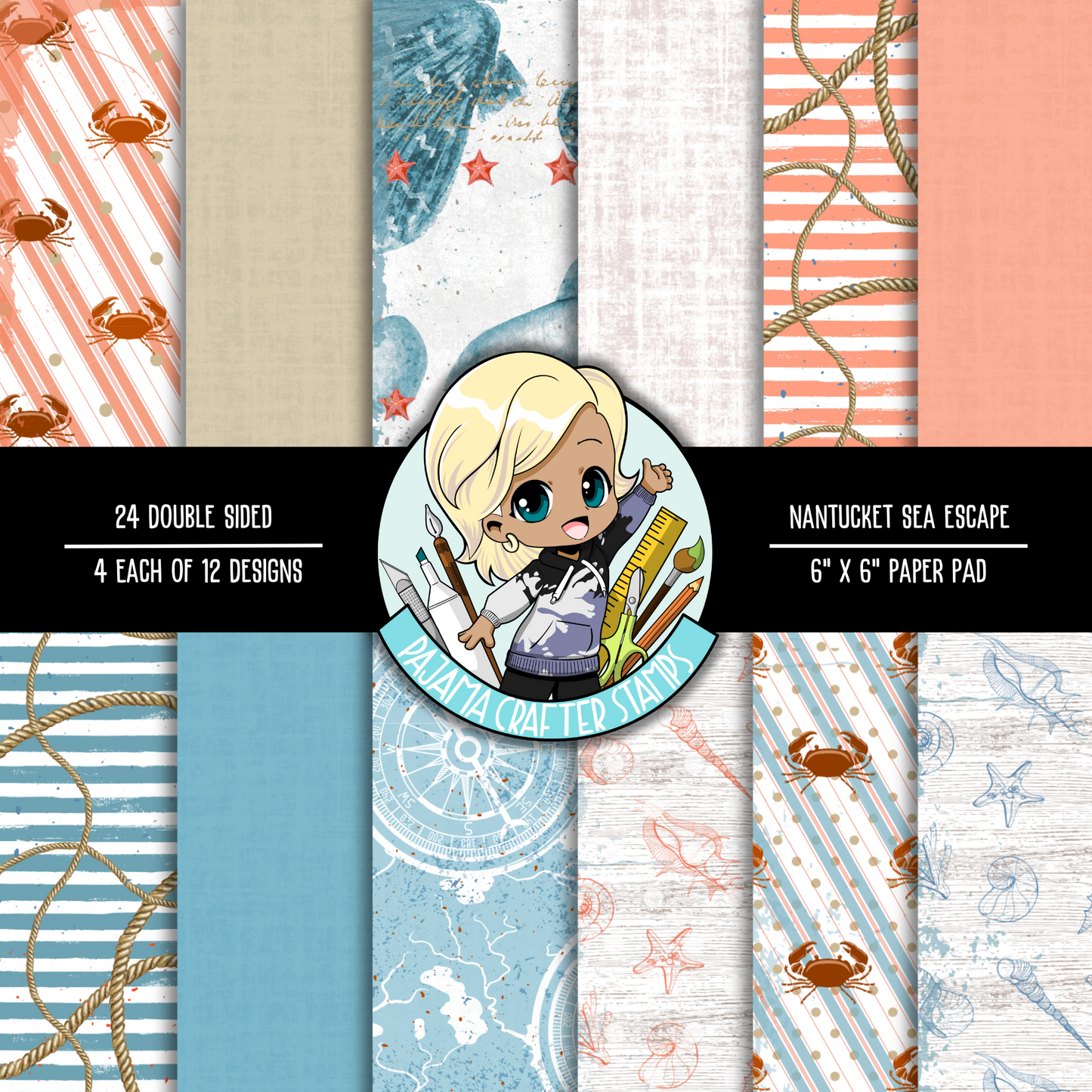 Nantucket Sea Escape Paper Pack