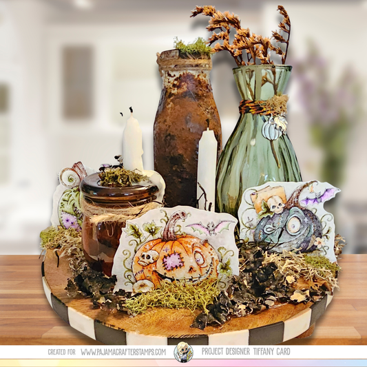 Patchwork Pumpkins Stamps