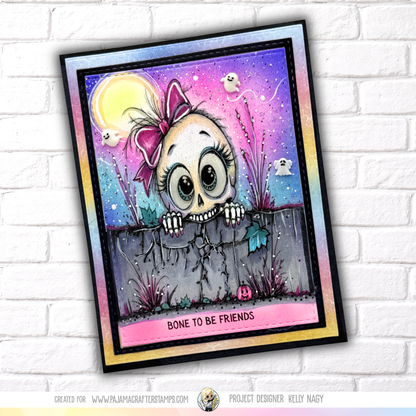 Peek A Boo Bones Stamps