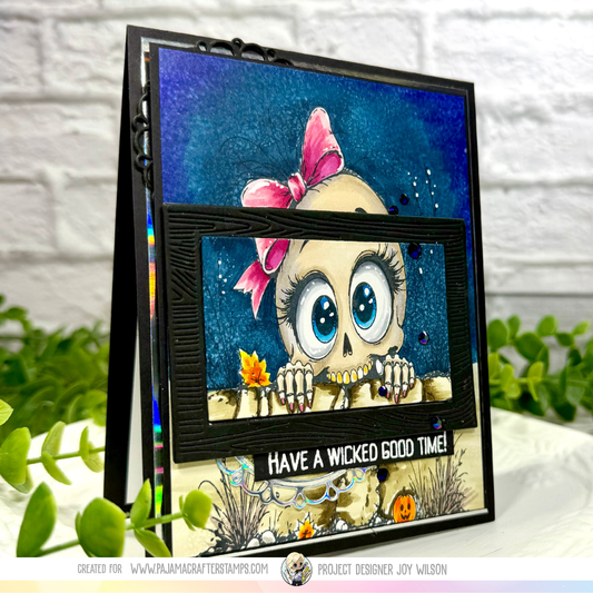 Peek A Boo Bones Stamps