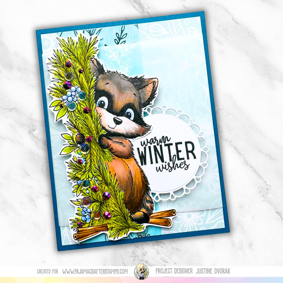 Christmas Peeks Stamps