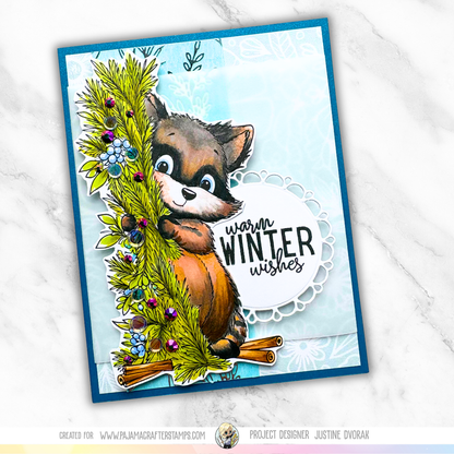 Christmas Peeks Stamps