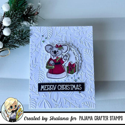 Santa Koala and Mrs Claus Stamps