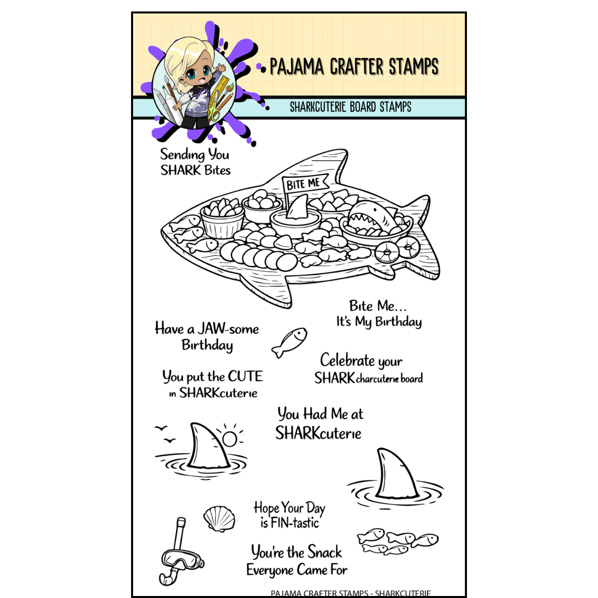 SharkCuterie Board Stamps