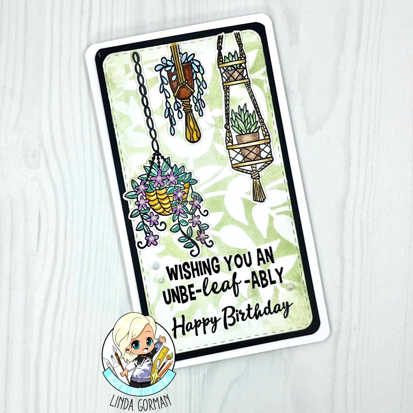 Stamps - Slimline Hanging Plants - CLR256