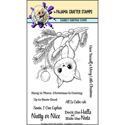 Squirrely Christmas Stamps