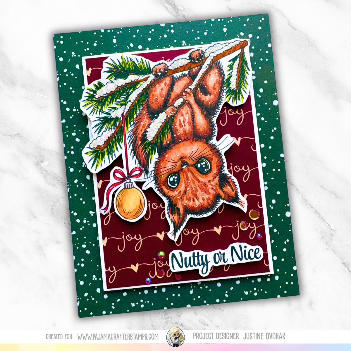 Squirrely Christmas Stamps