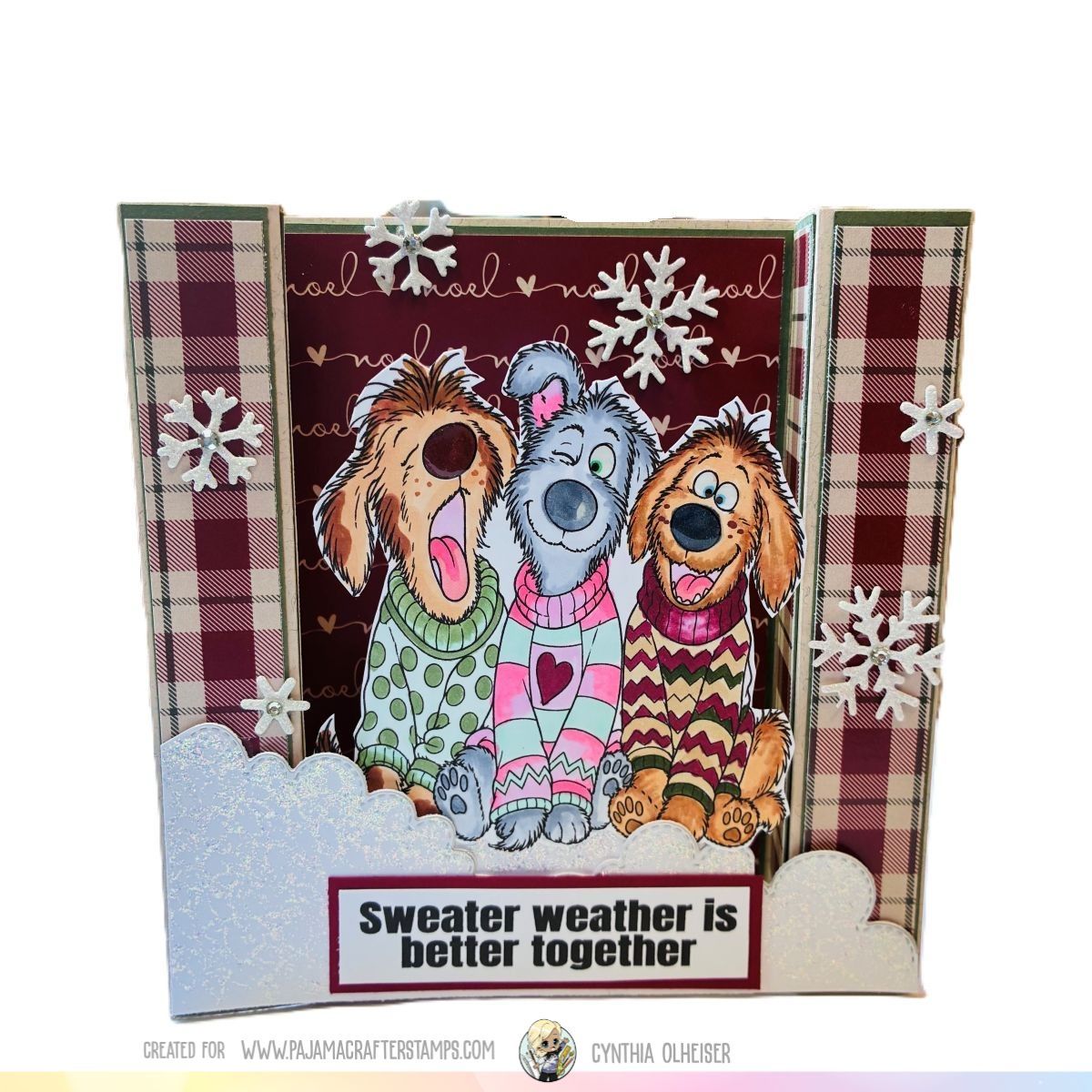 Sweater Weather Woofs Stamps