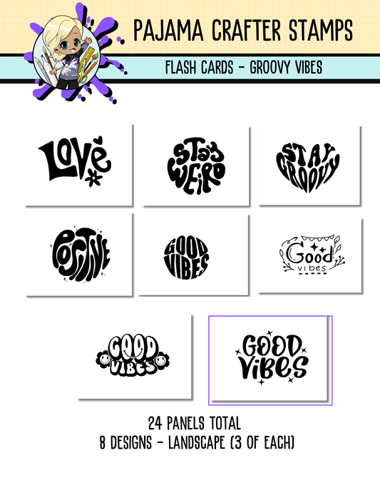 Flash Cards - Groovy Vibes