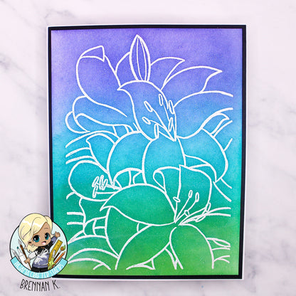 Sketched Florals -  Lily Stamps