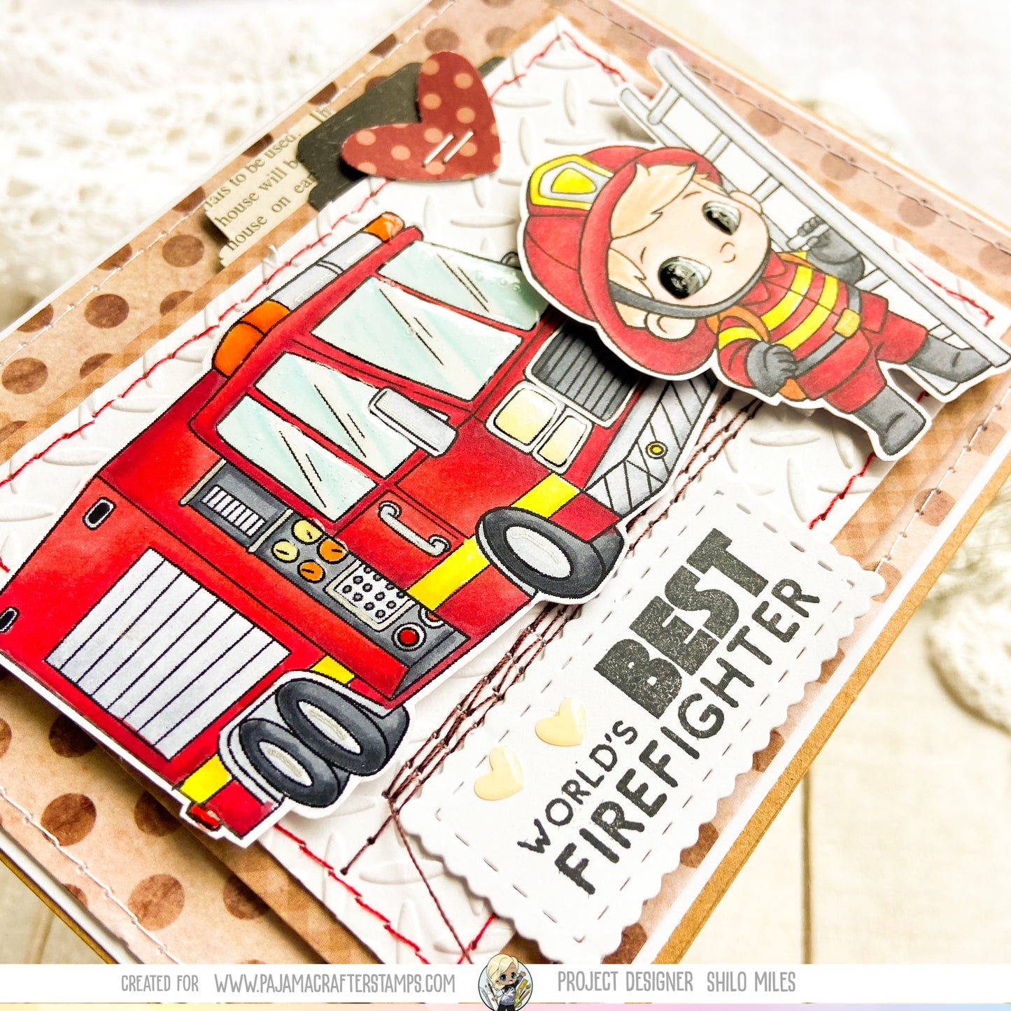 Smokin' Hot Heroes Stamps