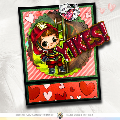 Smokin' Hot Heroes Stamps