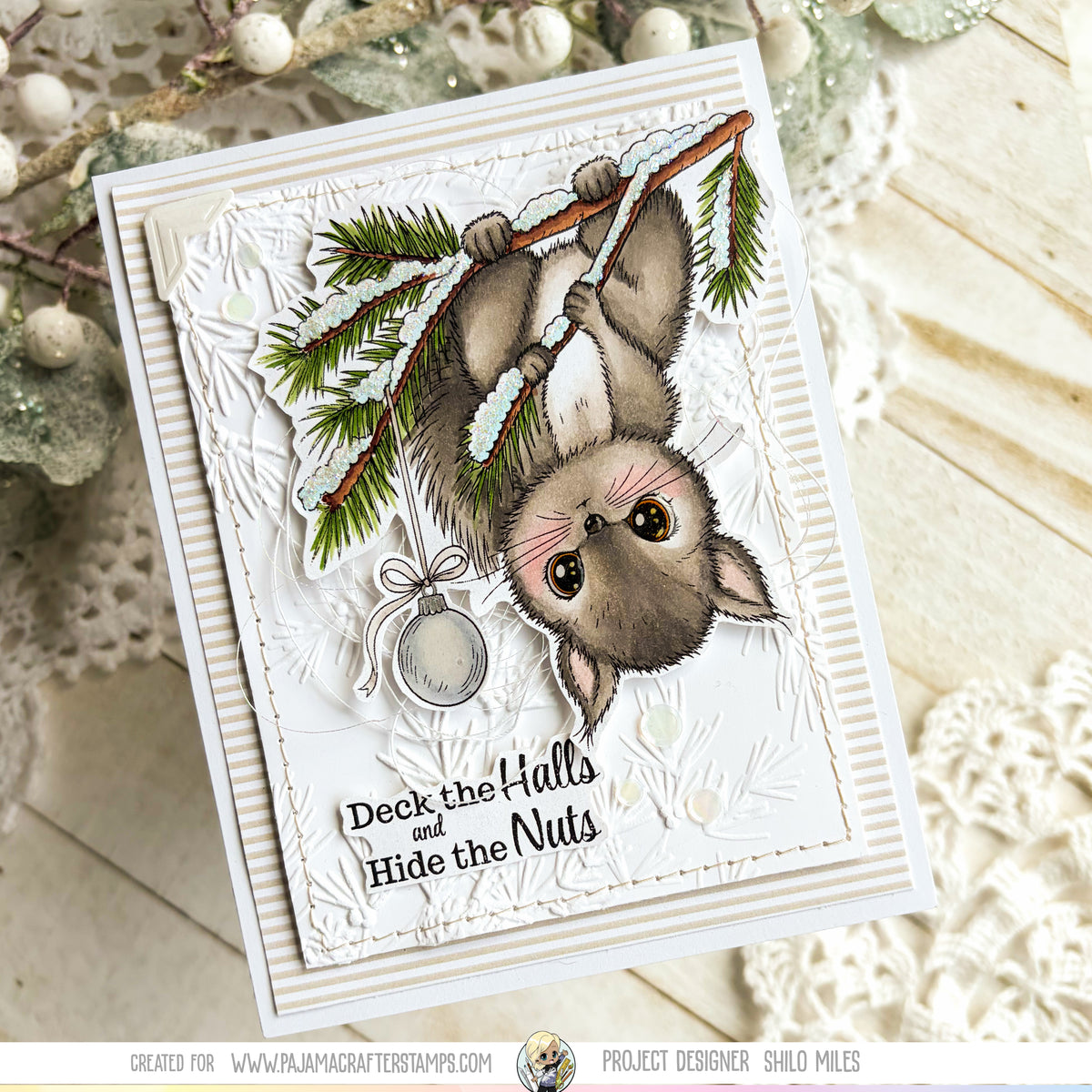 Squirrely Christmas Stamps