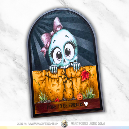 Peek A Boo Bones Stamps
