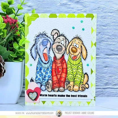 Sweater Weather Woofs Stamps