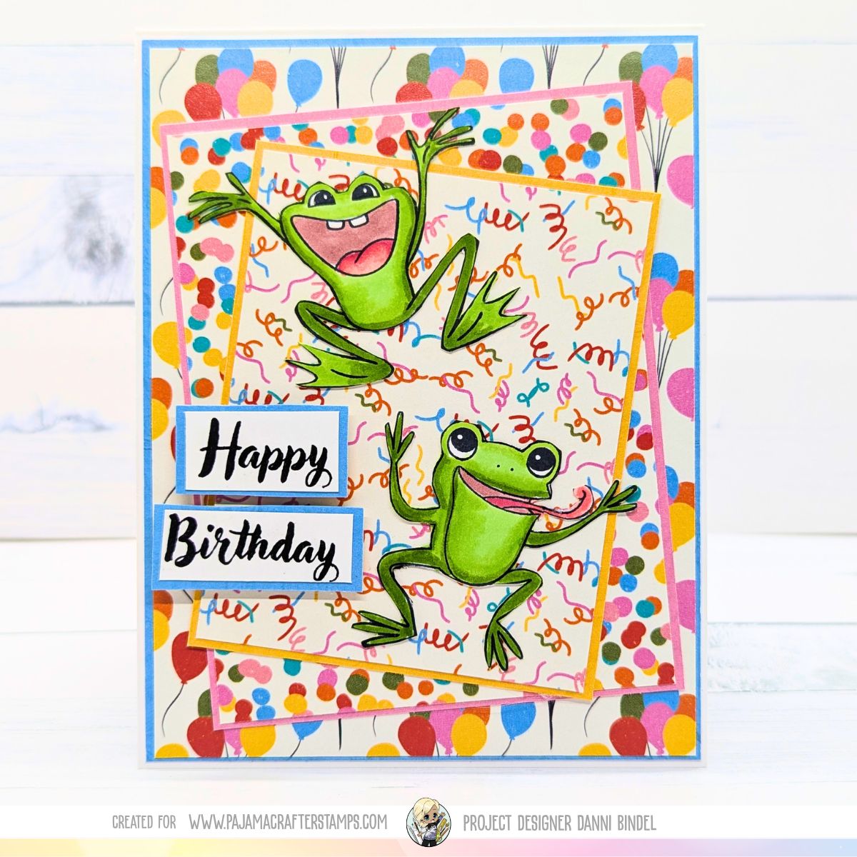 Toadally Awesome Birthday Stamps